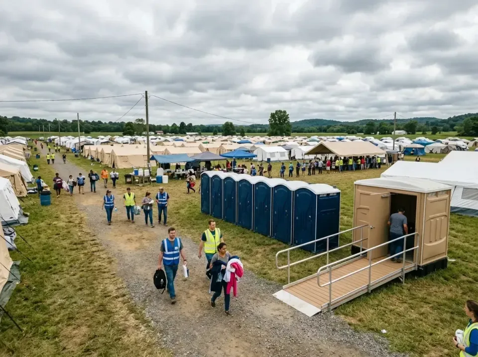 disaster-relief-camp-restrooms-010 — frequently asked questions, Dumpster & Portable Bathrooms Rental in Corydon, IN
